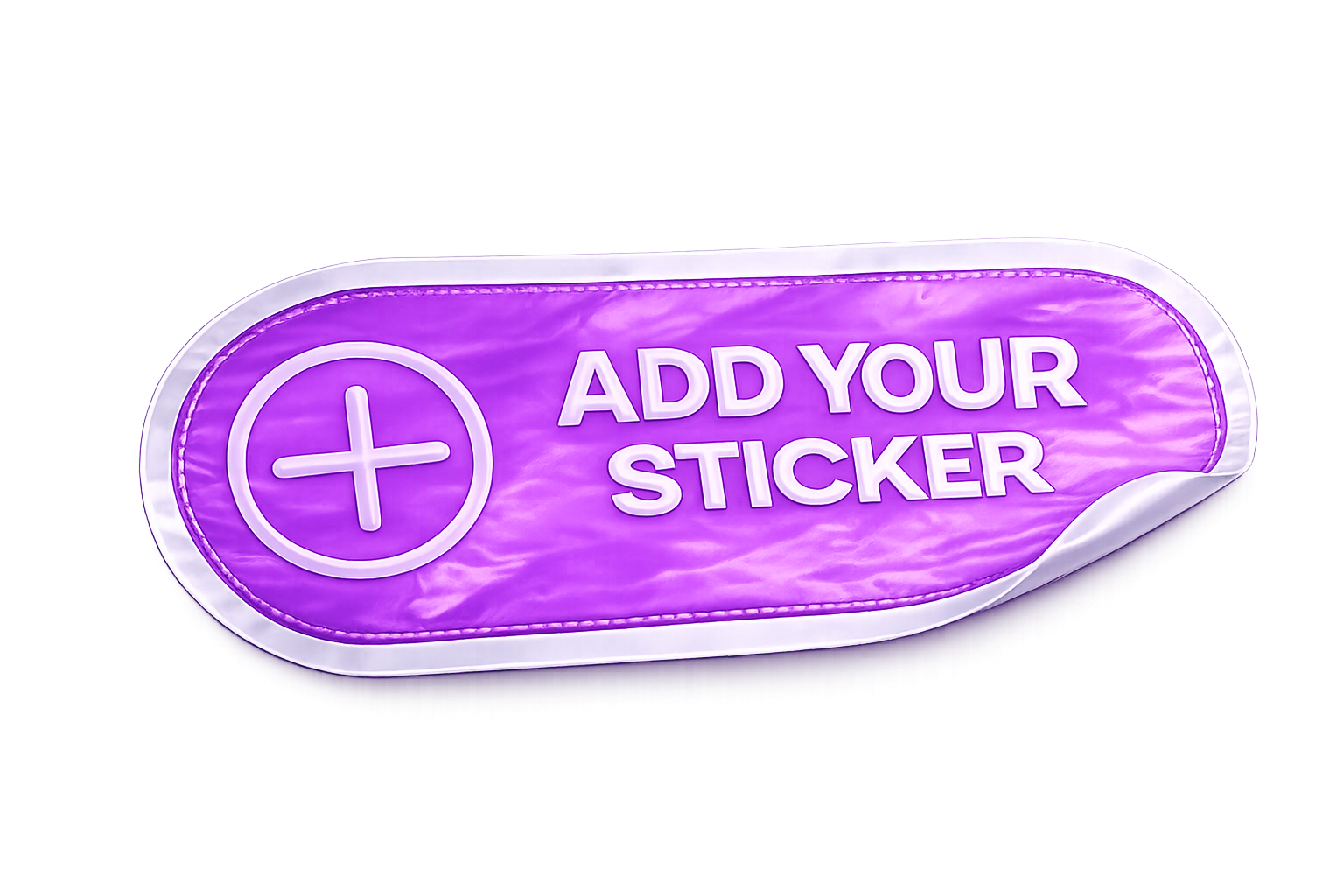 Add your sticker button